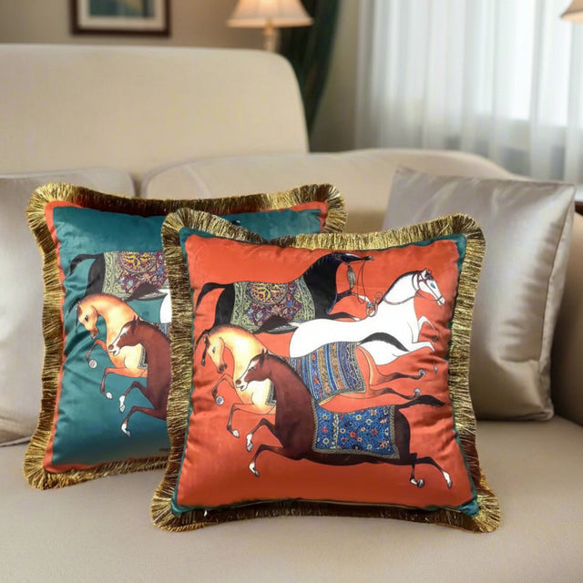 Emerald Elegance Pillow Cover Pillow Cover - Palatium Lux