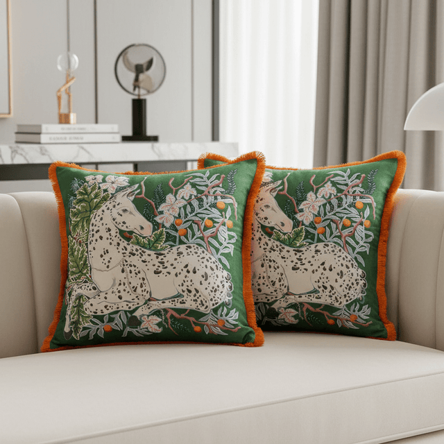 Enchanted Stallion Pillow Cover Pillow Cover - Palatium Lux