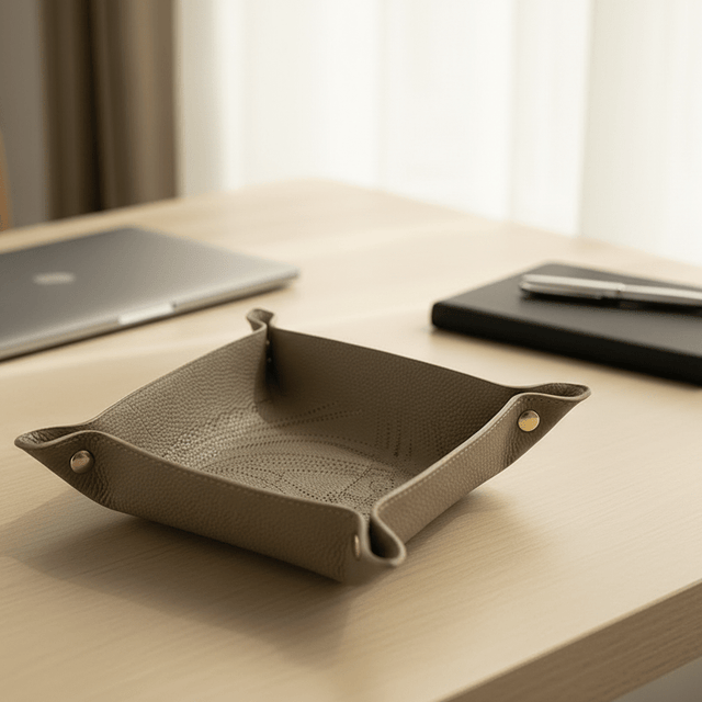 Equestrian Leather Tray Organizer tray - Palatium Lux