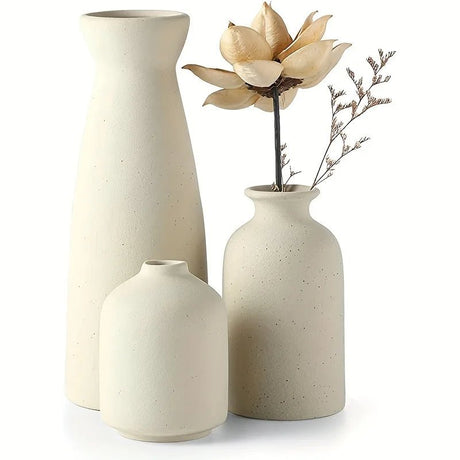 Farmhouse Capsule Ceramic Set of Vases vases - Palatium Lux