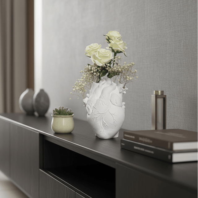 From the Heart Resin Vase Vase - Palatium Lux