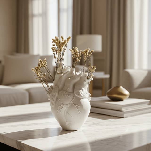 From the Heart Resin Vase Vase - Palatium Lux