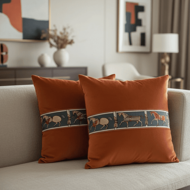 Gallant Stride Pillow Cover Pillow Cover - Palatium Lux