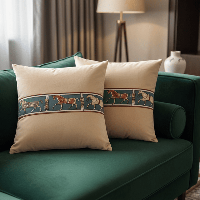 Gallant Stride Pillow Cover Pillow Cover - Palatium Lux