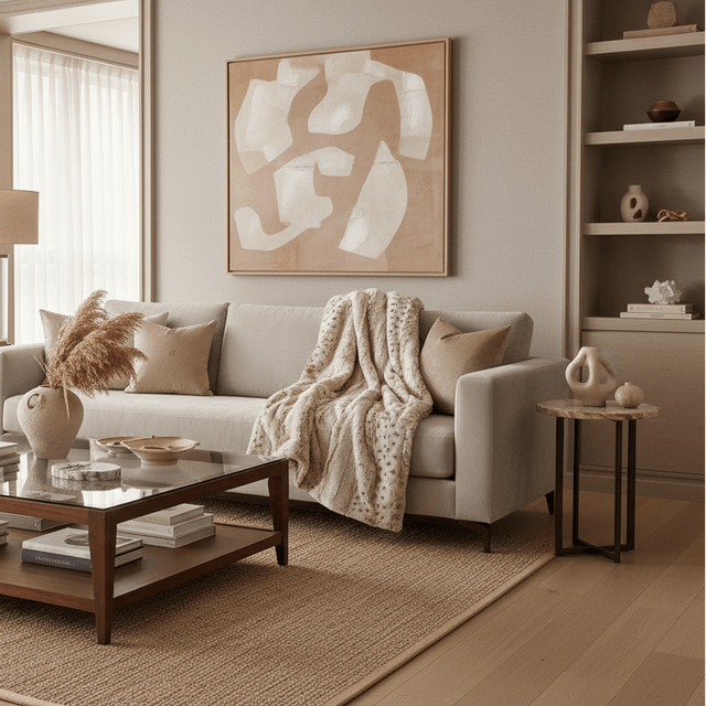 Gentle Fawn Faux Fur Blanket blanket - Palatium Lux