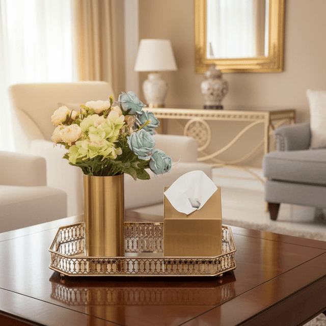 Golden Gleam Decorative Tray tray - Palatium Lux