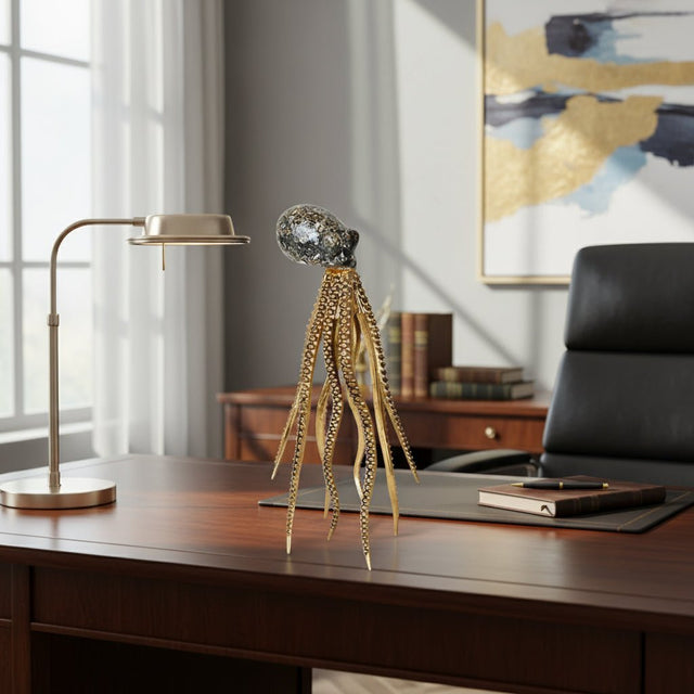 Golden Octavia Resin Statue statue - Palatium Lux