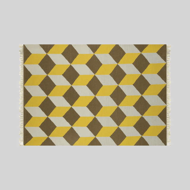 Golden Oro Handwoven Wool Rug - 4 x 6 Rugs - Palatium Lux