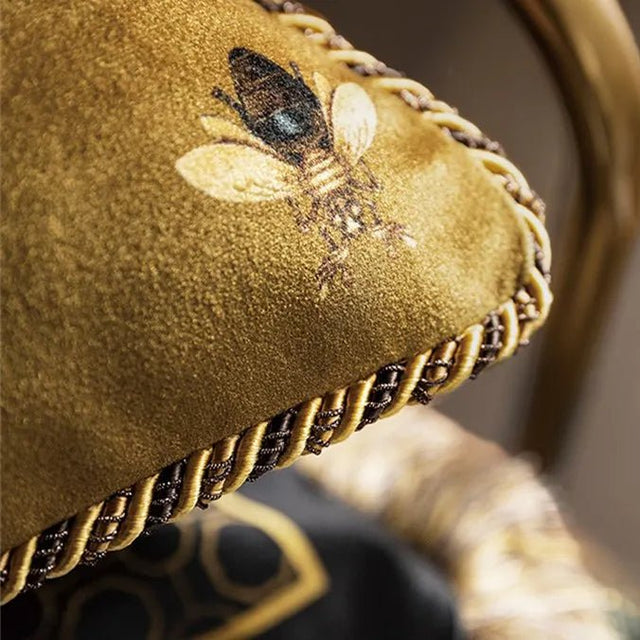 Golden Queen Bee Pillow Cover pillow covers - Palatium Lux