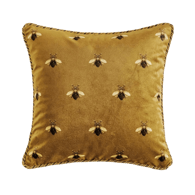 Golden Queen Bee Pillow Cover pillow covers - Palatium Lux