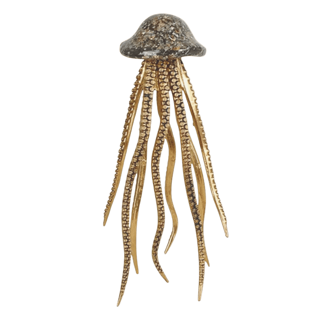 Golden Squid Resin Statue statue - Palatium Lux