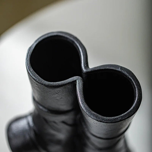 Graceful Poise Ceramic Vase Vase - Palatium Lux