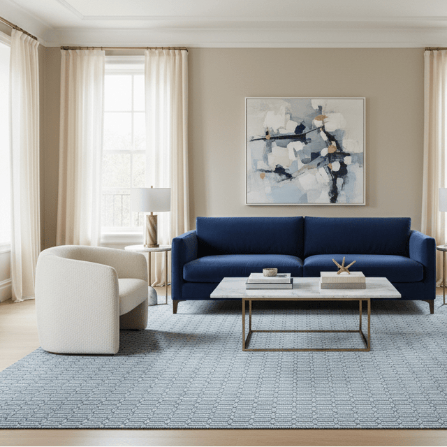 Halcyon Handwoven Wool Rug - 5 x 8 Rugs - Palatium Lux