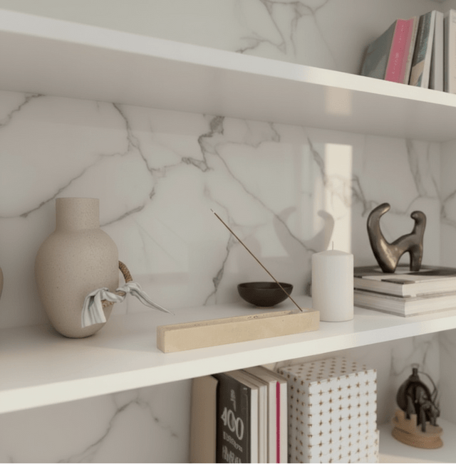 Halo Travertine Incense Holder - Palatium Lux