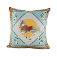 Imperial Blue Horse Pillow Cover pillow covers - Palatium Lux