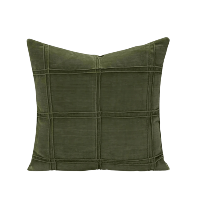Juniper Dark Green Pillow Cover Pillow Cover - Palatium Lux