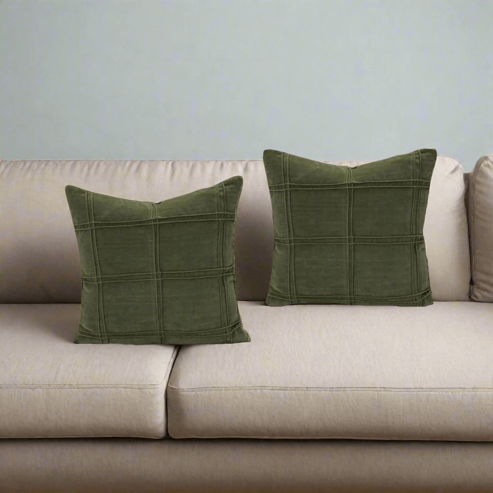 Juniper Dark Green Pillow Cover Pillow Cover - Palatium Lux