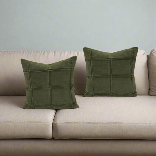 Juniper Dark Green Pillow Cover Pillow Cover - Palatium Lux