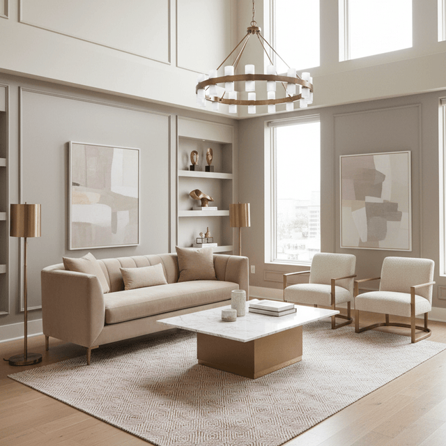 Karsia Handwoven Wool Rug - 5 x 8 Rugs - Palatium Lux