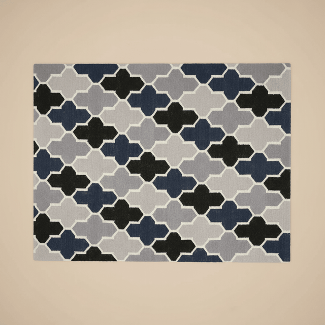 Laurentia Handwoven Wool Rug - 5 x 8 - Palatium Lux