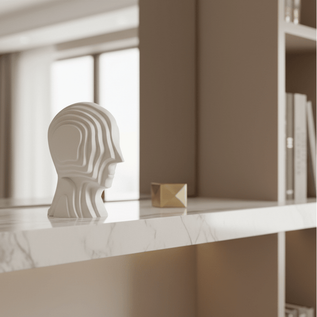 Layers Ceramic Head Statue statue - Palatium Lux
