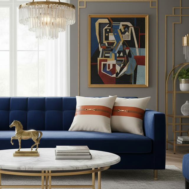 Chloe Leather-Buckled Horse