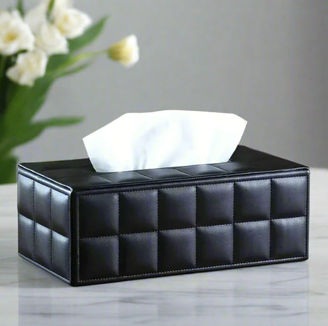 Leather Lux Tissue Holder leather - Palatium Lux