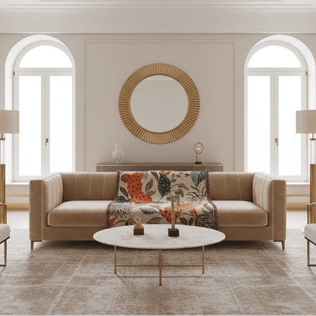 Leopard Muse Throw Blanket - Palatium Lux