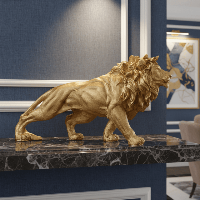 Lion of Luxury Resin Statue statue - Palatium Lux
