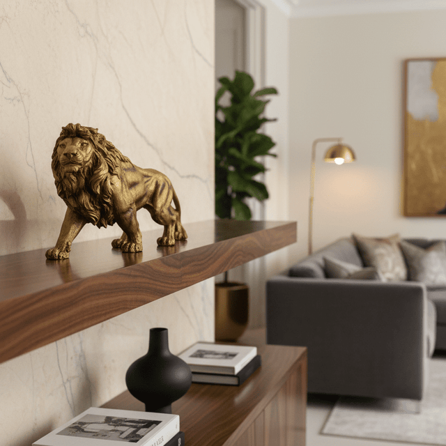 Lion of Luxury Resin Statue statue - Palatium Lux