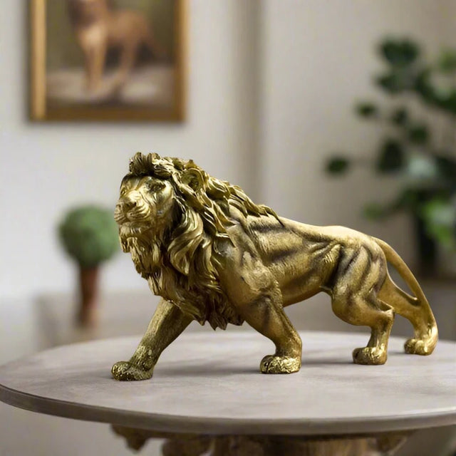Lion of Luxury Resin Statue statue - Palatium Lux