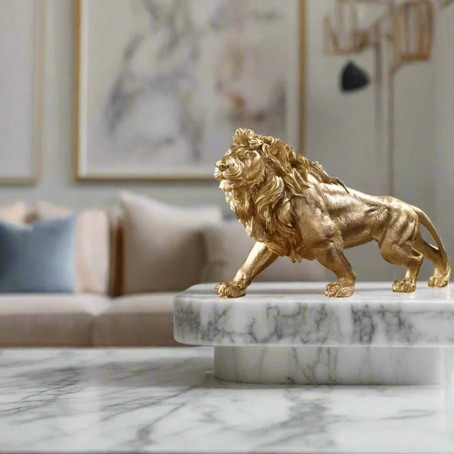 Lion of Luxury Resin Statue statue - Palatium Lux