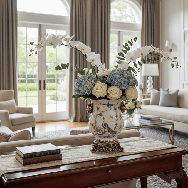 Lucentia Ceramic Porcelain Vase Vase - Palatium Lux