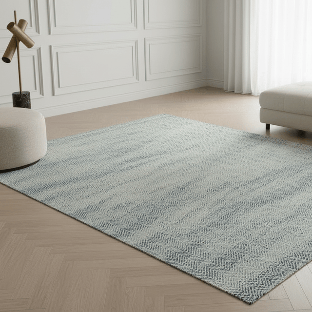Lunar Coast Handwoven Wool Rug - 5 x 8 - Palatium Lux