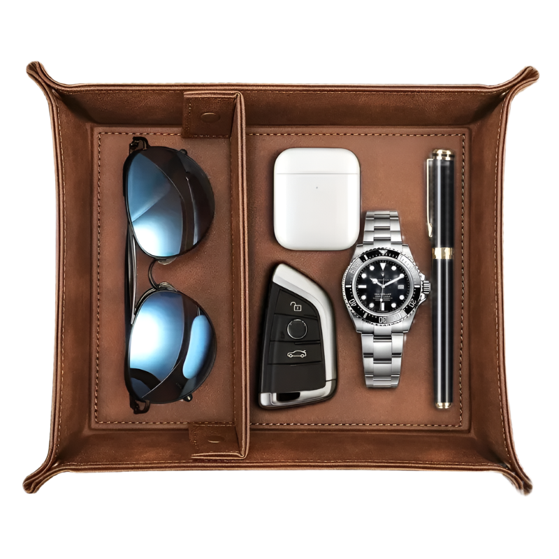 Lusso Leather Valet Tray leather - Palatium Lux