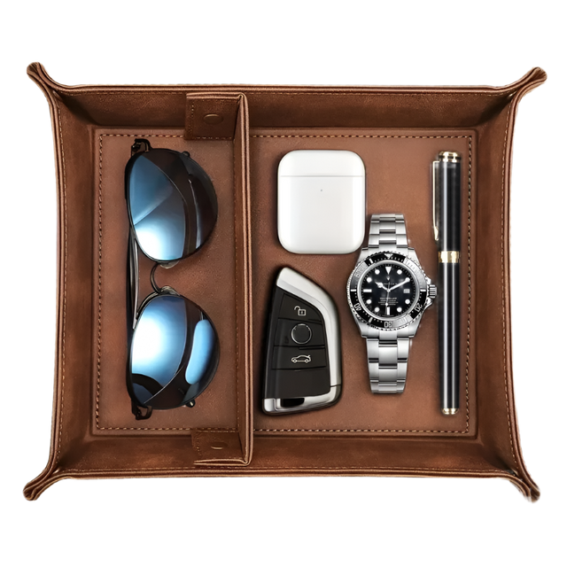 Lusso Leather Valet Tray leather - Palatium Lux