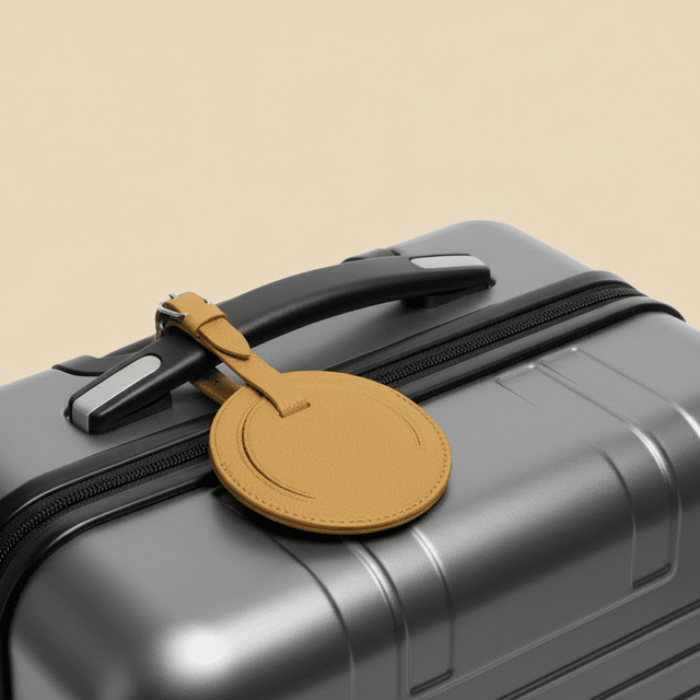 Lux Leather Luggage Tags leather - Palatium Lux