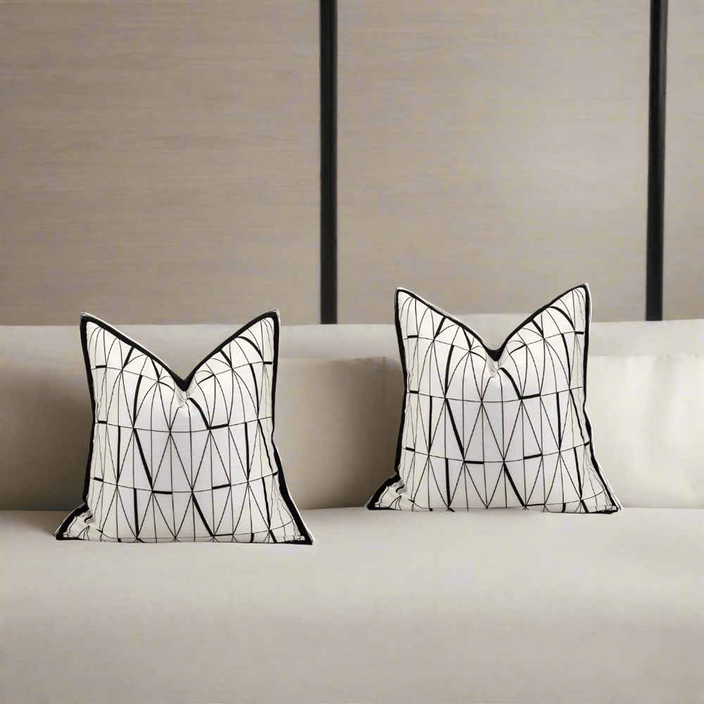 Luxe Linear Pillow Cover pillow covers - Palatium Lux