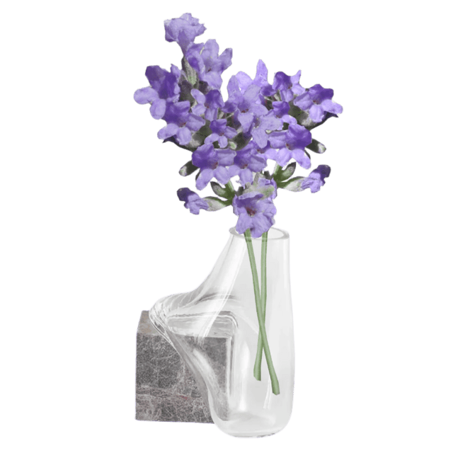 Marbella Curve Glass Vase Vase - Palatium Lux