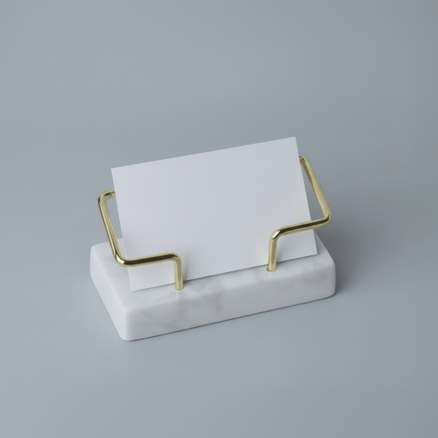 Marble Business Card Holder tray - Palatium Lux