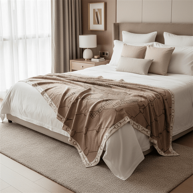 Mauve Manor Horse Throw Blanket blanket - Palatium Lux