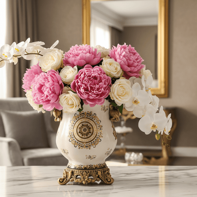 Medici Ceramic Porcelain Vase Vase - Palatium Lux