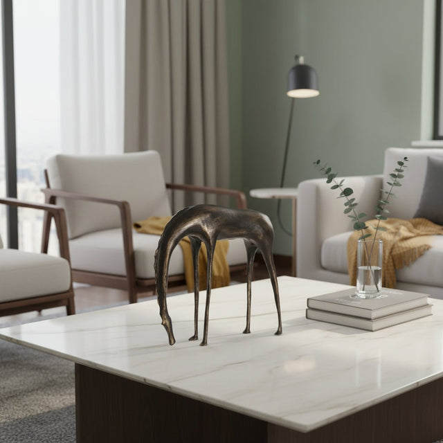 Milo Metal Horse Statue statue - Palatium Lux