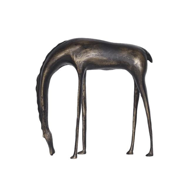 Milo Metal Horse Statue statue - Palatium Lux