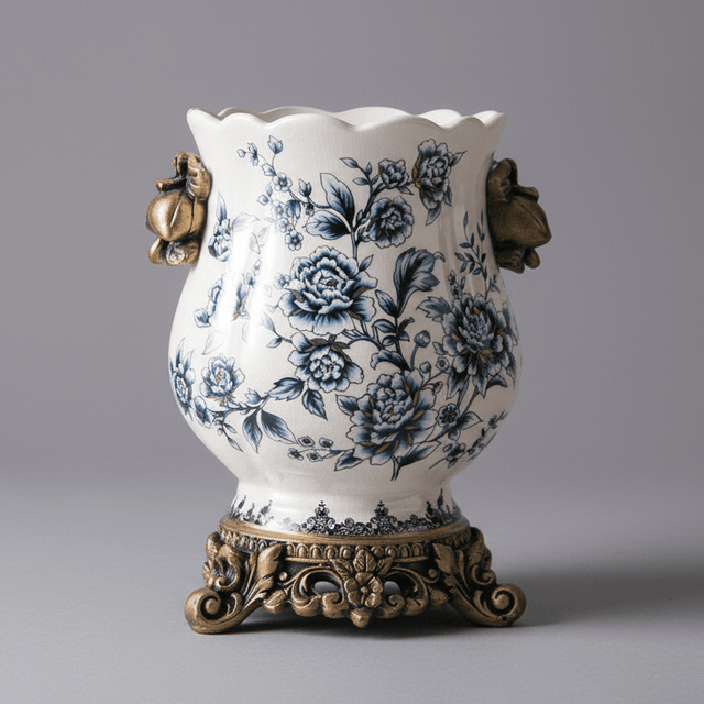 Monet Ceramic Porcelain Vase Vase - Palatium Lux