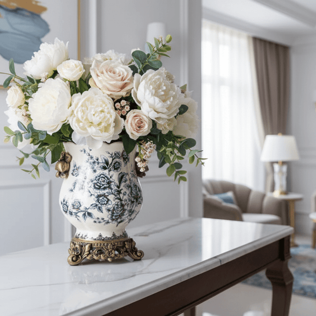 Monet Ceramic Porcelain Vase Vase - Palatium Lux