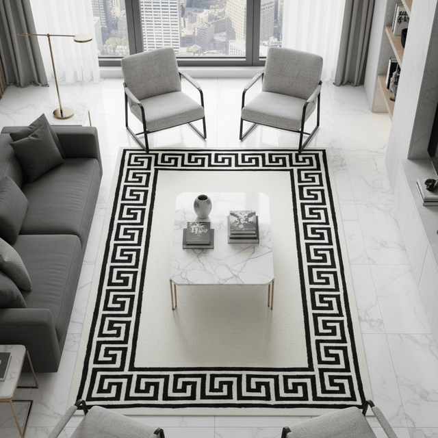 Montfort Hand Tufted Wool Rug - 5 x 8 Rugs - Palatium Lux