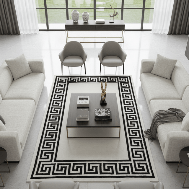Montfort Hand Tufted Wool Rug - 5 x 8 Rugs - Palatium Lux
