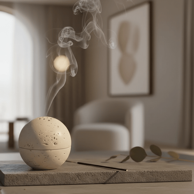 Noema Stone Incense Holder - Palatium Lux