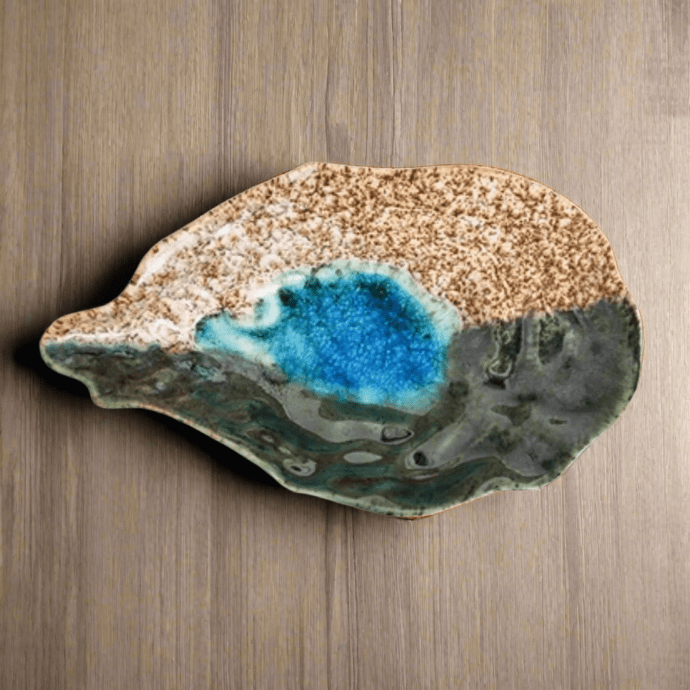 Ocean's Tide Ceramic Decorative Tray tray - Palatium Lux